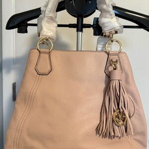 NWT Michael Kors Blush Leather Shoulder Bag